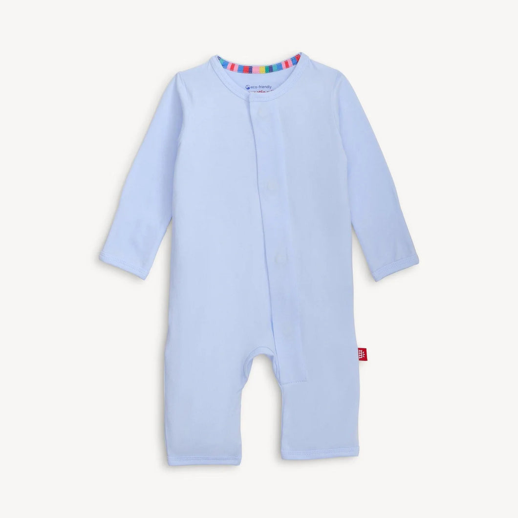 MAGNETIC CONVERTIBLE COVERALL-BABY BLUE