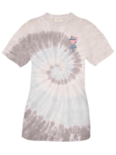 Load image into Gallery viewer, SIMPLY SOUTHERN TIE DYE FLAMING MANTED TEE
