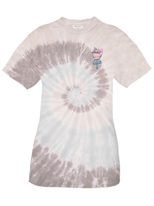 SIMPLY SOUTHERN TIE DYE FLAMING MANTED TEE