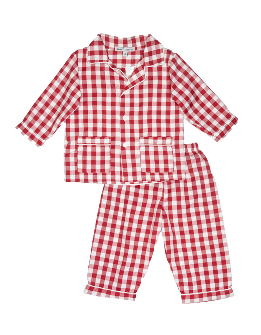 RED GINGHAM BOYS PJS