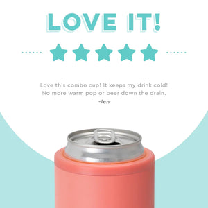 SWIG COMBO COOLER - CORAL / 12oz