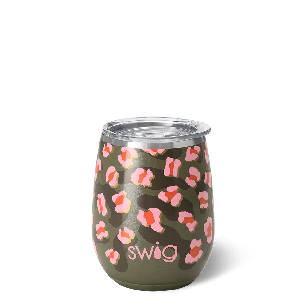 SWIG 14 OZ. STEMLESS STAINLESS STEEL CUP-ON THE PROWL