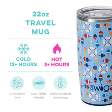 Load image into Gallery viewer, SWIG 22 OZ. STAINLESS STEEL TALL MUG - BOBBING BUOYS
