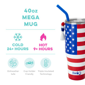 SWIG 30 OZ. MEGA MUG - ALL AMERICAN