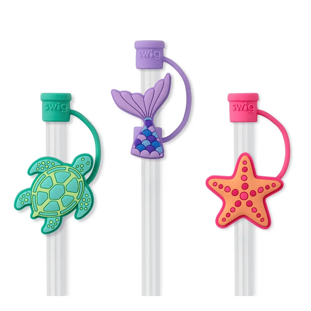 SWIG STRAW TOPPER SET - OCEAN