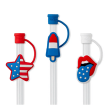 Load image into Gallery viewer, SWIG STRAW TOPPER SET - ALL AMERICAN
