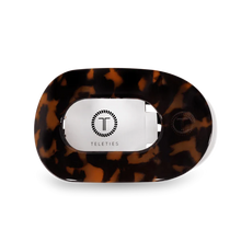 Load image into Gallery viewer, TELETIES ROUND FLAT HAIR CLIP / MEDIUM TORTOISE
