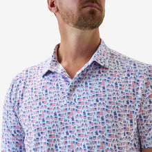 Load image into Gallery viewer, BURLEBO PERFORMANCE POLO - OLD GLORY
