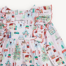 Load image into Gallery viewer, MAGNETIC MODEL L/S DRESS - WINTER VILLAGE

