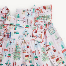 Load image into Gallery viewer, MAGNETIC MODEL L/S DRESS - WINTER VILLAGE
