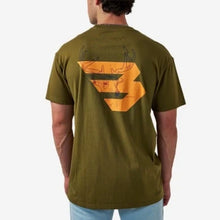 Load image into Gallery viewer, BURLEBO DUCK FLYING B ORANGE LOGO - HUNTER GREEN

