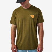Load image into Gallery viewer, BURLEBO DUCK FLYING B ORANGE LOGO - HUNTER GREEN
