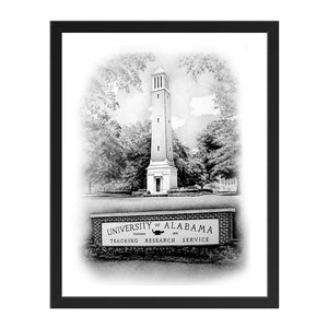 DENNY CHIMES 11" X 14" FRAMED PRINT