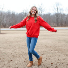 Load image into Gallery viewer, LULU MAC SWEATSHIRT - RED
