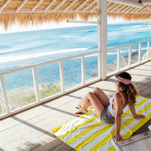 Load image into Gallery viewer, DOCK &amp; BAY XL-CABANA BORACAY YELLOW QUICK DRY BEACH TOWEL
