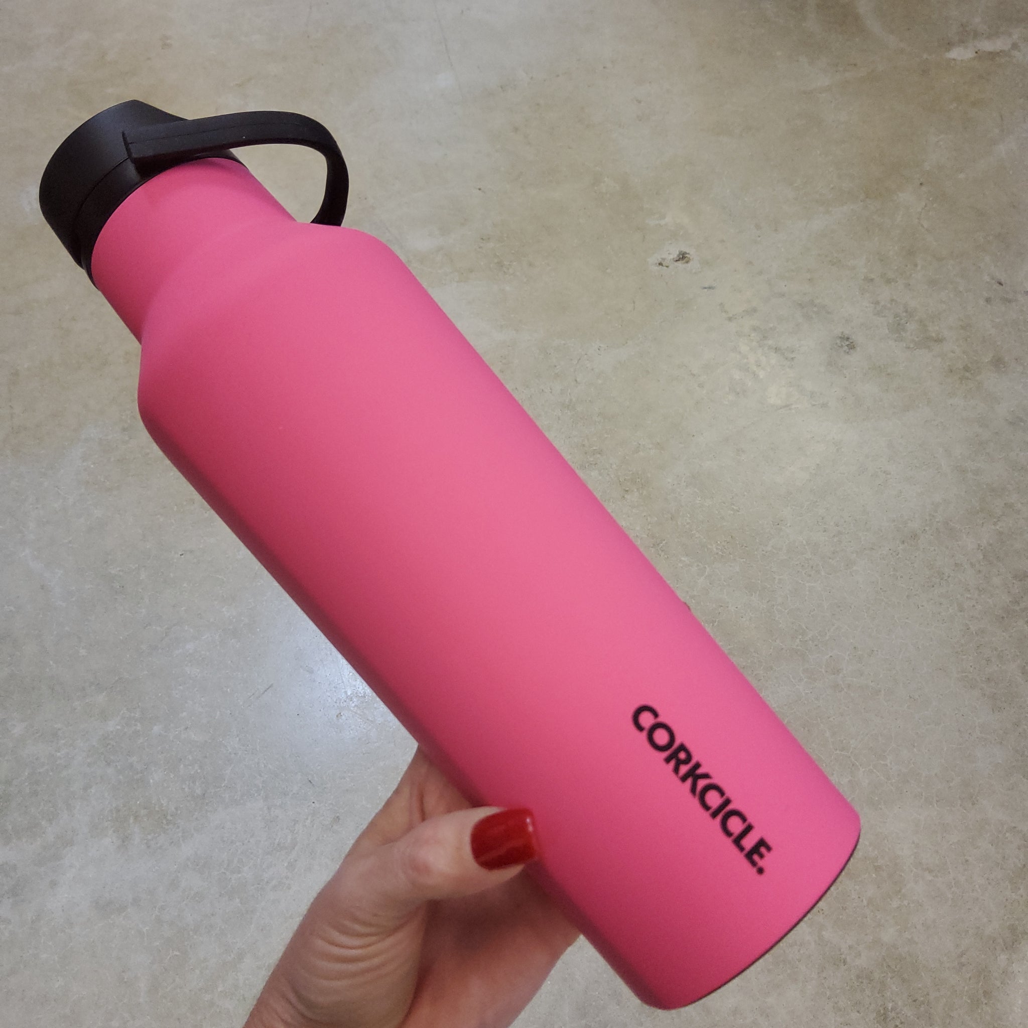 32 oz Corkcicle Sport Canteen with WORM - Dragonfruit