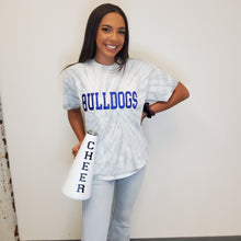 Load image into Gallery viewer, BULLDOGS SILVER TIE-DYE TEE
