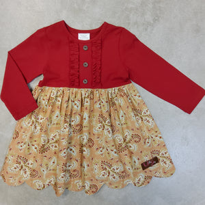 CINNAMON PAISLEY DRESS
