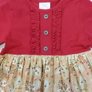 CINNAMON PAISLEY DRESS