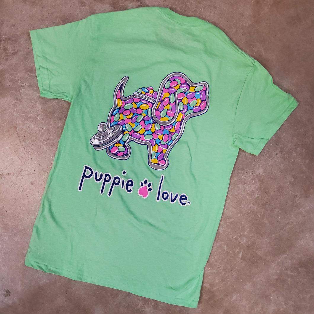 PUPPIE LOVE JELLY BEAN PUP TEE