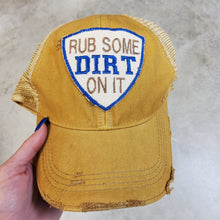 Load image into Gallery viewer, RUB SOME DIRT PATCH TRUCKER CAP
