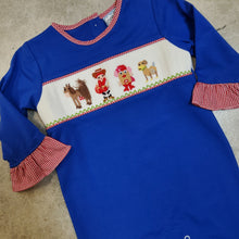 Load image into Gallery viewer, TOY TIME SMOCKED ROMPER
