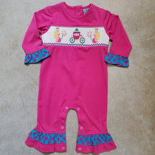 Load image into Gallery viewer, PRINCESS SMOCKED ROMPER

