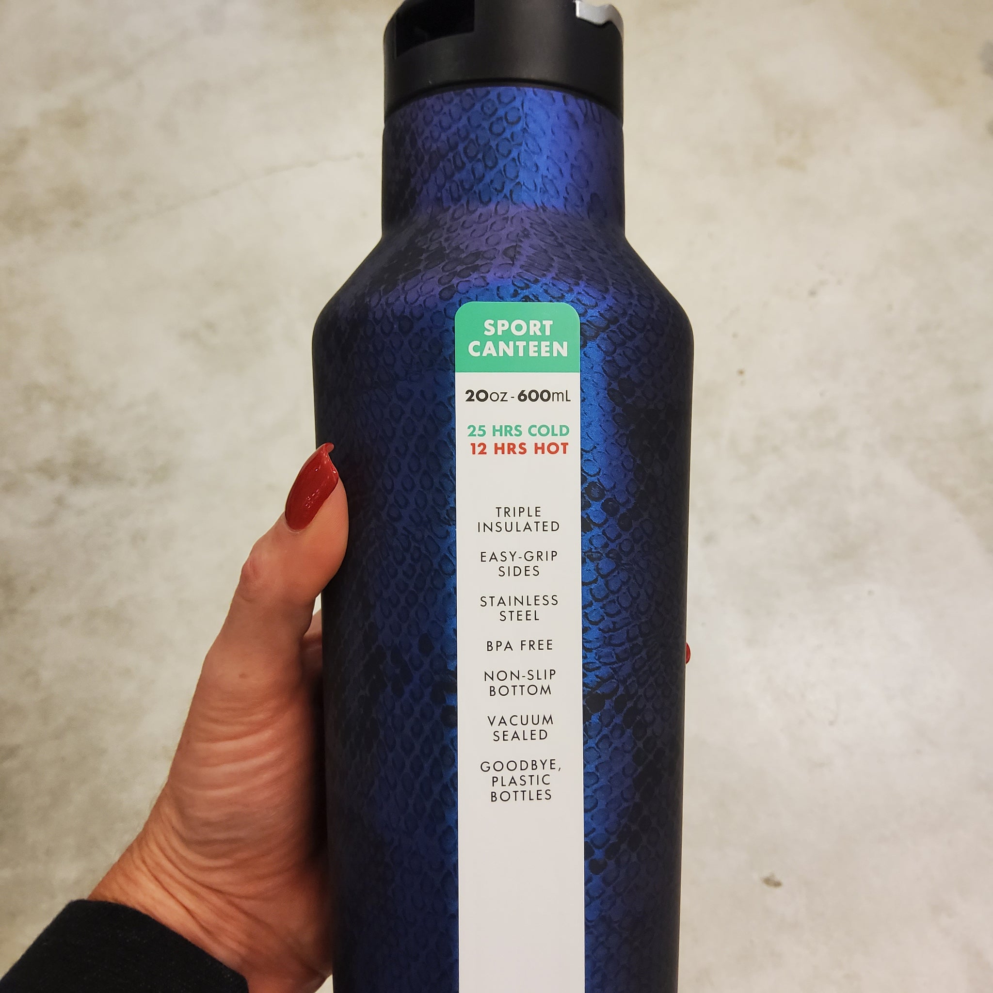 Corkcicle Insulated Canteen Water Bottle, Sports  