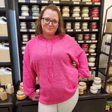 Load image into Gallery viewer, HOT PINK COMFORT LIGHT HOODIE PULLOVER
