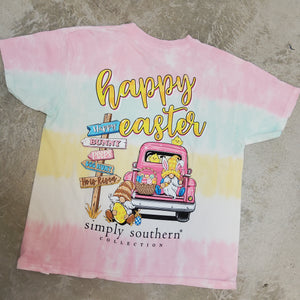 YOUTH HAPPY EASTER TIEDYE TEE