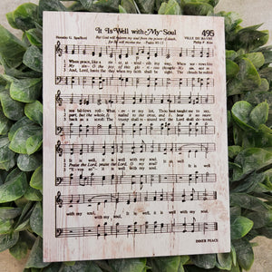 CLASSIC HYMNS WALL PLAQUE