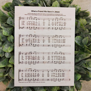 CLASSIC HYMNS WALL PLAQUE
