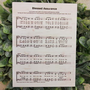 CLASSIC HYMNS WALL PLAQUE