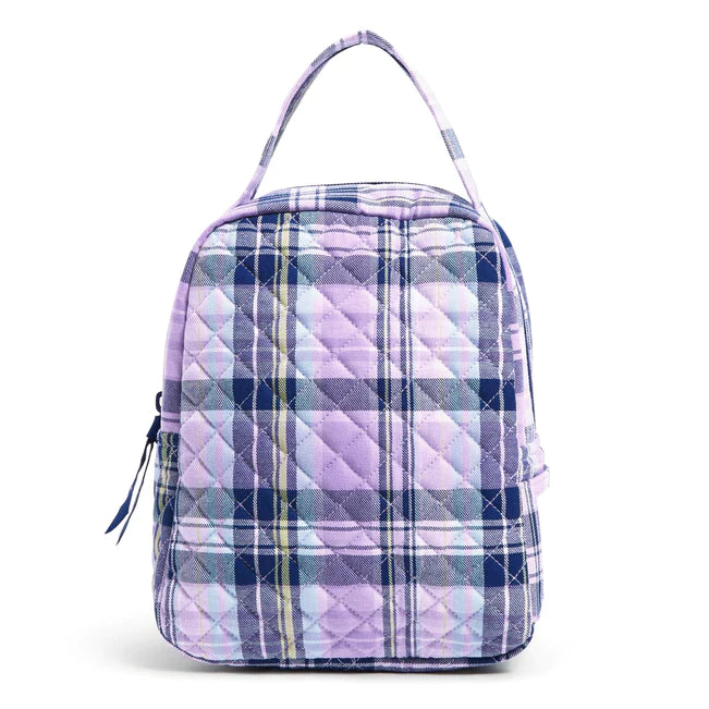 VERA BRADLEY LUNCH BUNCH AMETHYST PLAID