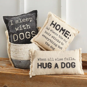 WASHED CANVAS DOG PILLOW
