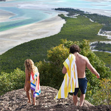 Load image into Gallery viewer, DOCK &amp; BAY XL-CABANA BORACAY YELLOW QUICK DRY BEACH TOWEL
