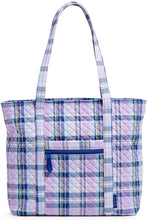 Load image into Gallery viewer, VERA BRADLEY TOTE AMETHYST PLAID
