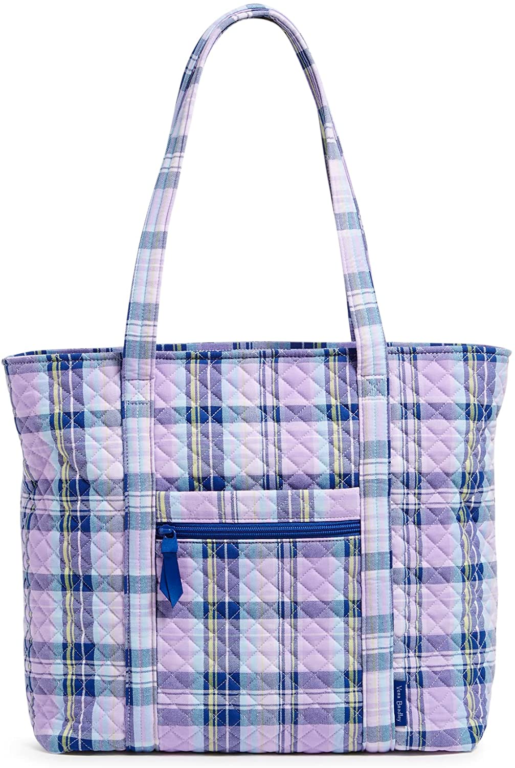 VERA BRADLEY TOTE AMETHYST PLAID