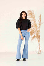 Load image into Gallery viewer, FADED BLUE SICILY FLAIRE JEANS
