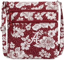 Load image into Gallery viewer, Vera Bradley Cotton Collegiate Triple Zip Hipster
