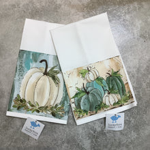 Load image into Gallery viewer, WHITE PUMPKIN TEA TOWEL
