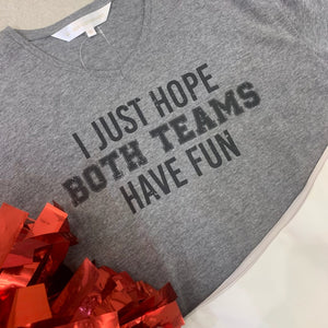 BOTH TEAMS V-NECK TEE