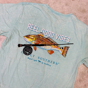 SIMPLY SOUTHERN REEL GOOD VIBES TEE