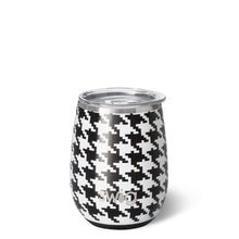Load image into Gallery viewer, SWIG, 14 OZ. STEMLESS STAINLESS STEEL CUP-HOUNDSTOOTH
