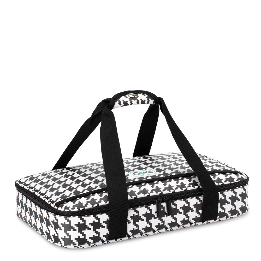 DISHI CASSEROLE CARRIER-HOUNDSTOOTH