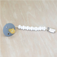Load image into Gallery viewer, SILICONE BEADED PACIFIER CLIP
