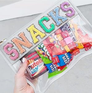 PATCH ZIPPER POUCH - SNACKS