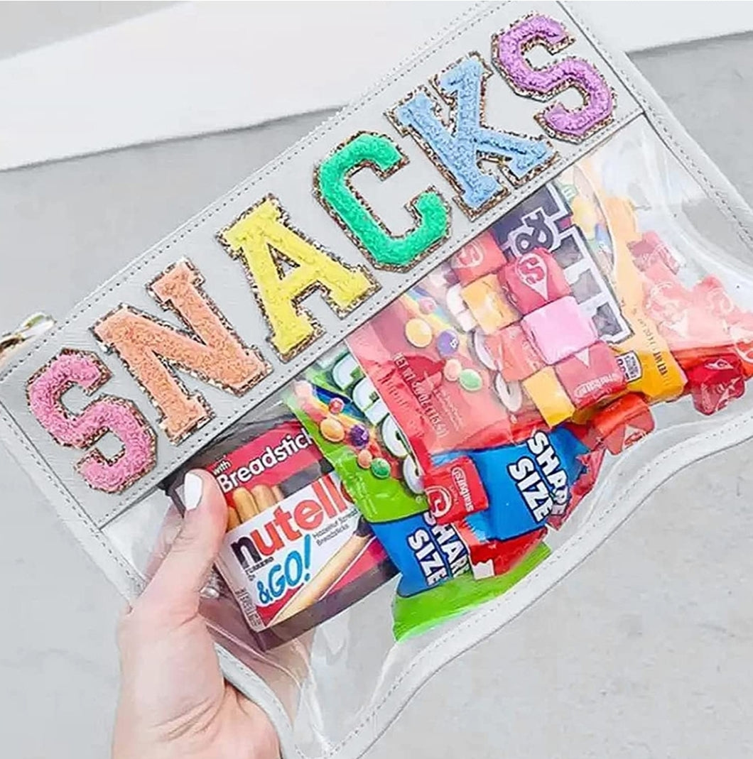 PATCH ZIPPER POUCH - SNACKS