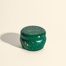 Load image into Gallery viewer, CRYSTAL PINE GLIMMER MINI TIN CANDLE
