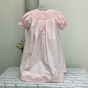 ROSELLE PINK SMOCKED DRESS